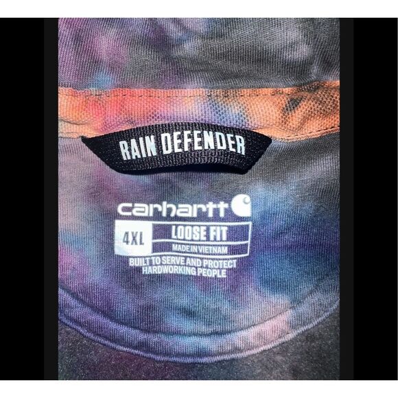 Carhartt Rain Defender Tie-Dye Hoodie - Picture 4 of 4